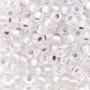 Miyuki seed beads 6/0 - Pearlized effect silver 6-4613